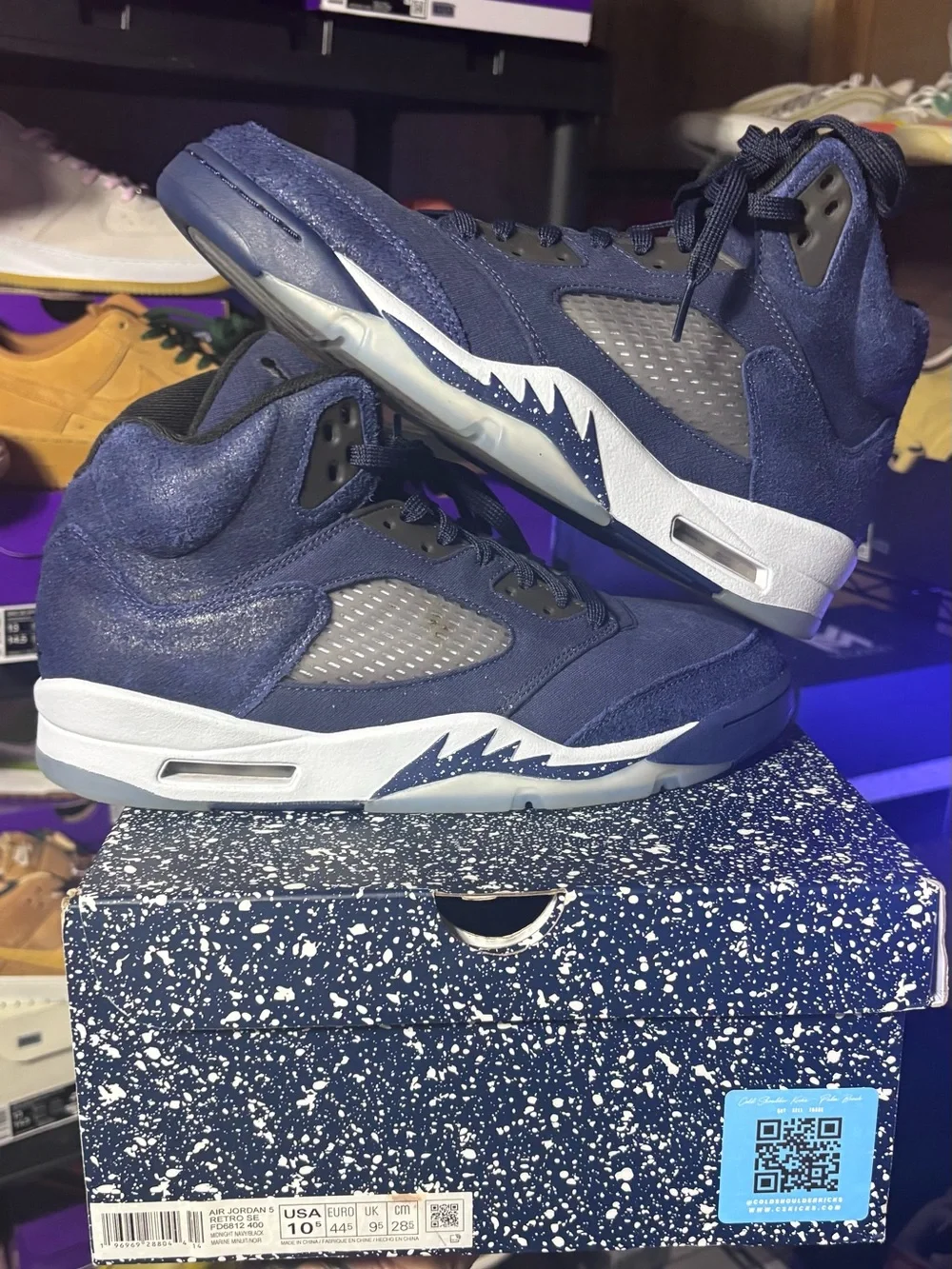 Air JORDAN 5 RETRO SE 'MIDNIGHT NAVY'-10.5M